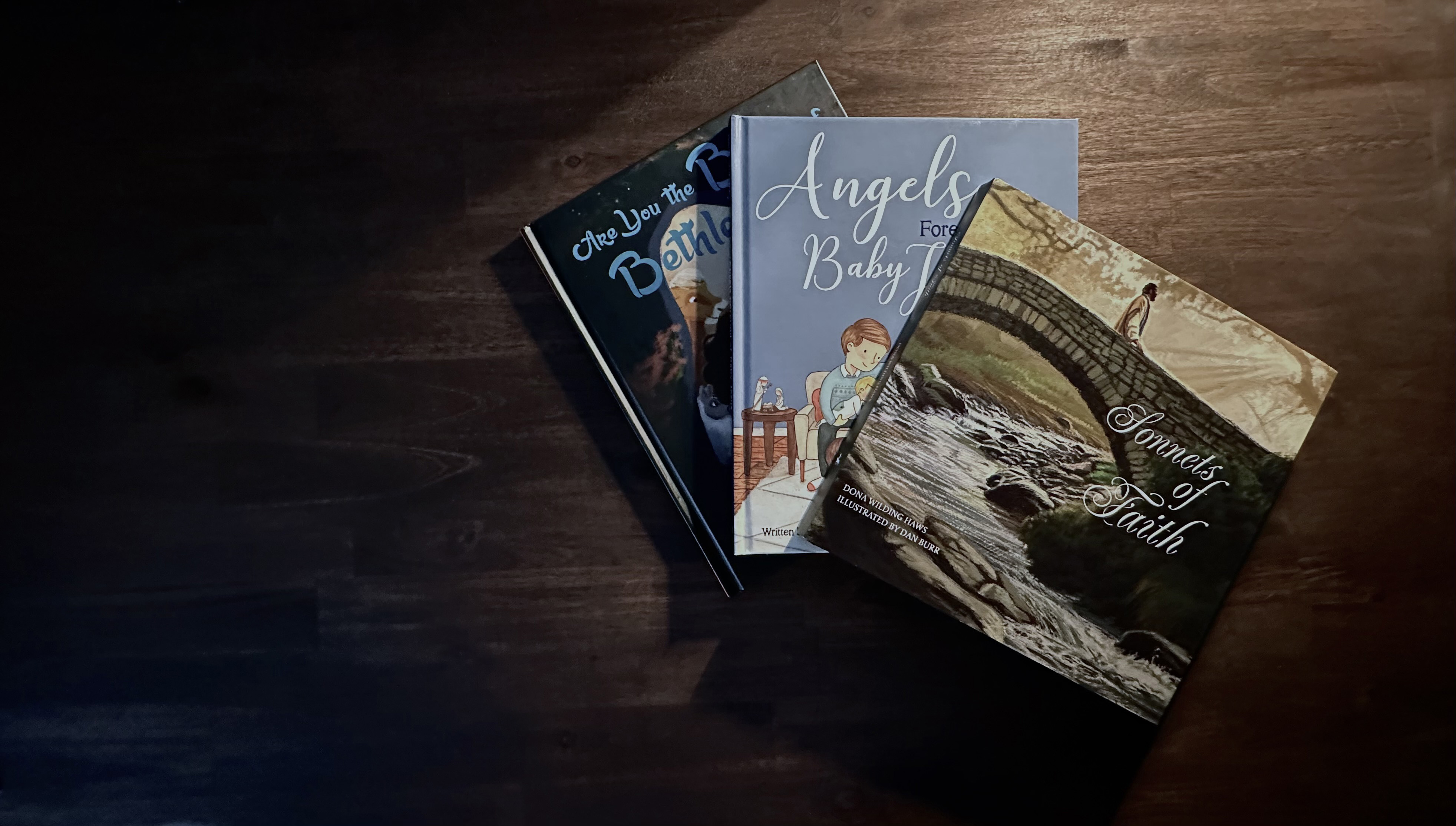 All three books by Dona Wilding Haws