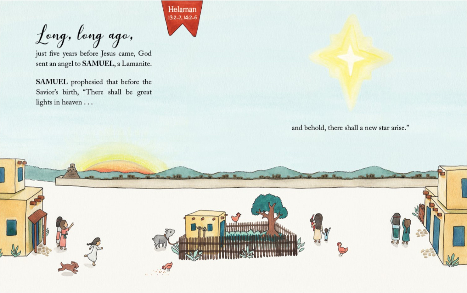 Illustration from Angels Foretold of Baby Jesus