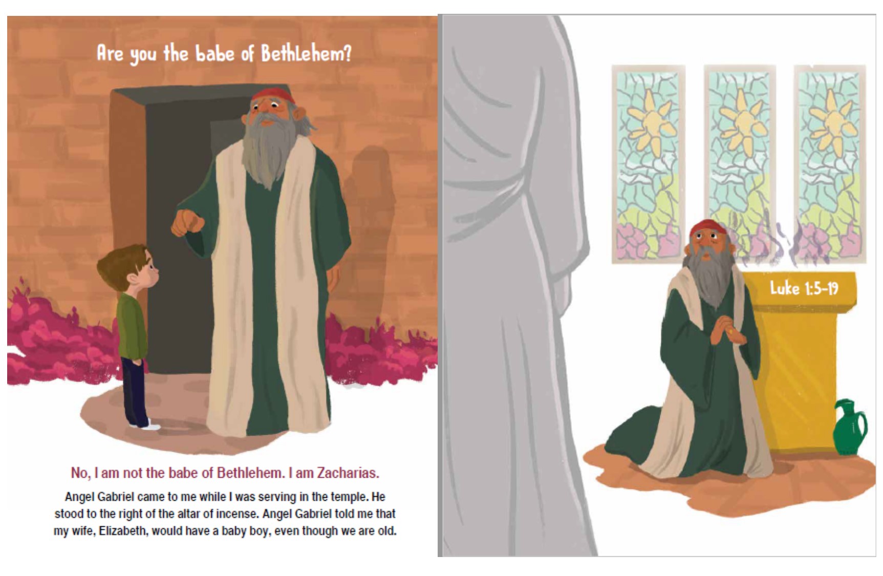 Illustration from Are You The Babe of Bethlehem?